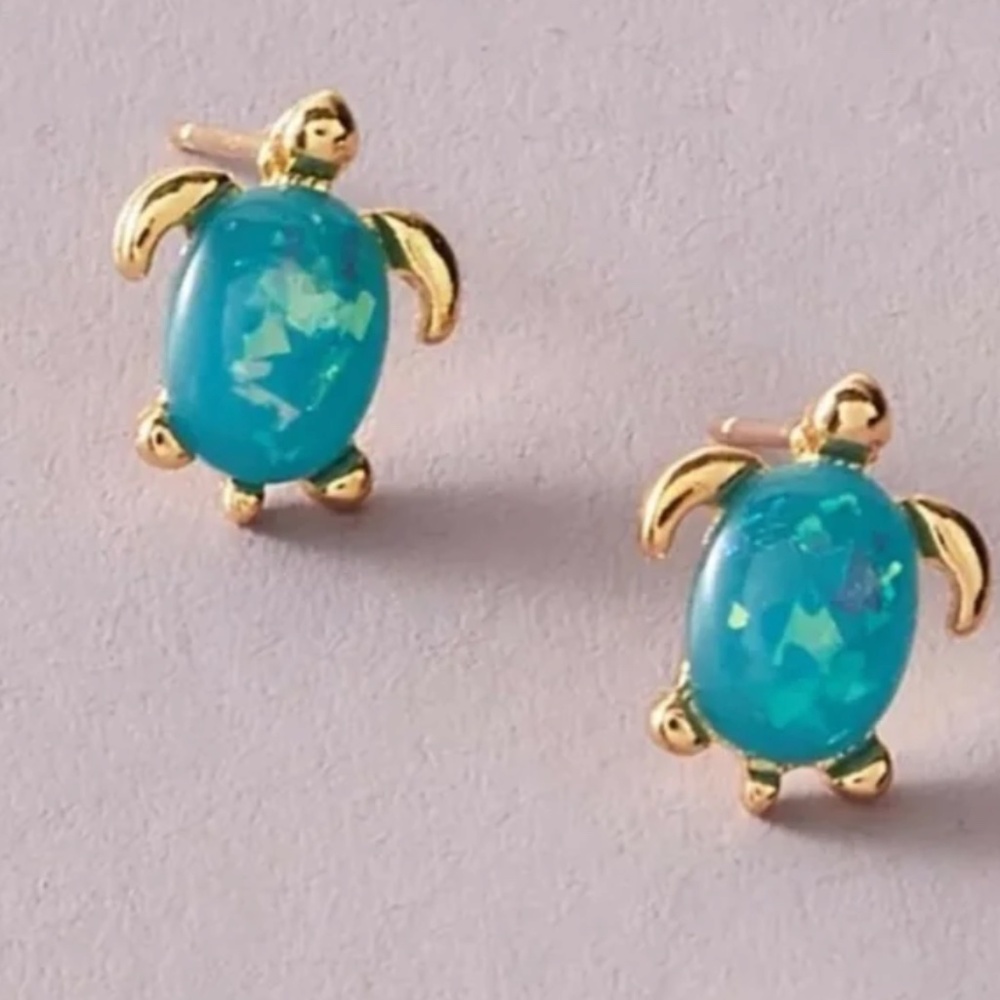 ❤️ FREE Turtle Boho Sea Sealife Peasant Hipster Hippie Art Water Hip Earrings